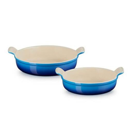 Le Creuset Heritage Round Dish Set - Azure Blue